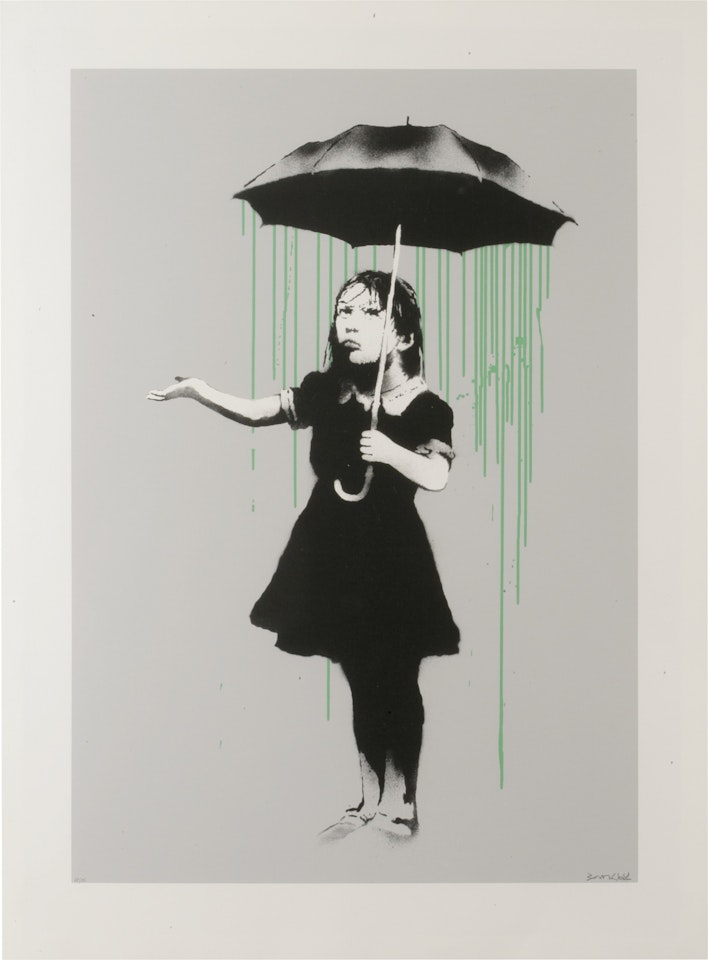 Nola AP (Green Rain) by Banksy