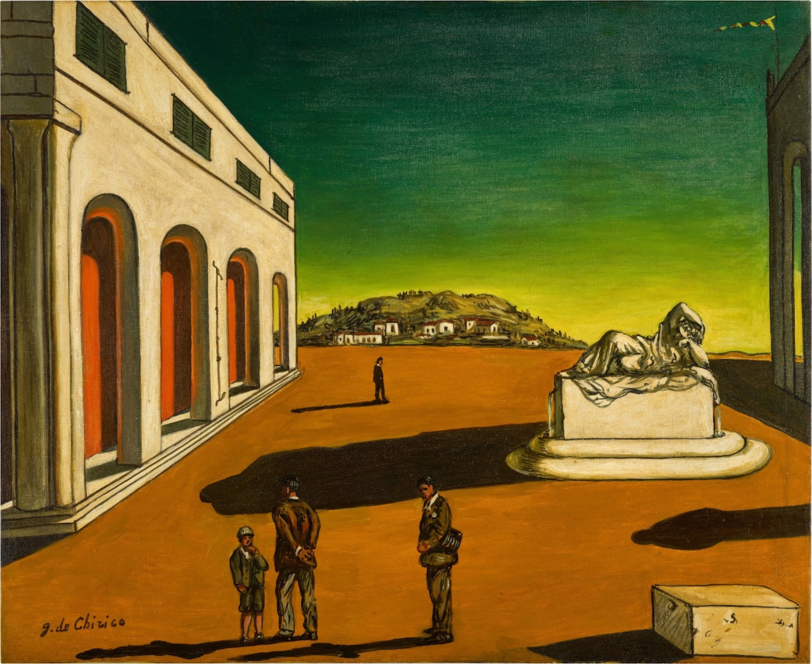 Piazza d’Italia by Giorgio de Chirico