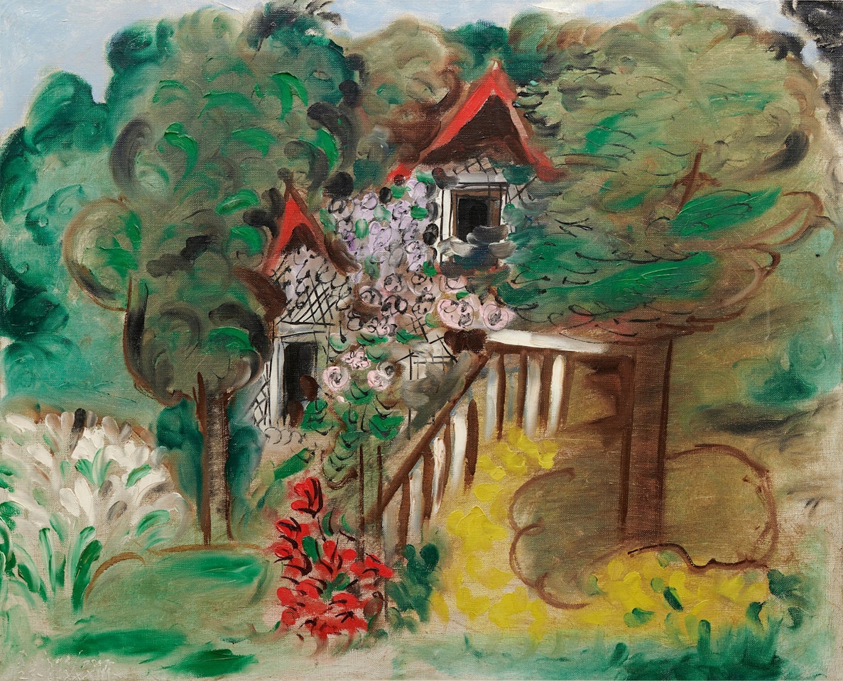 Maison au toit rouge by Pablo Picasso