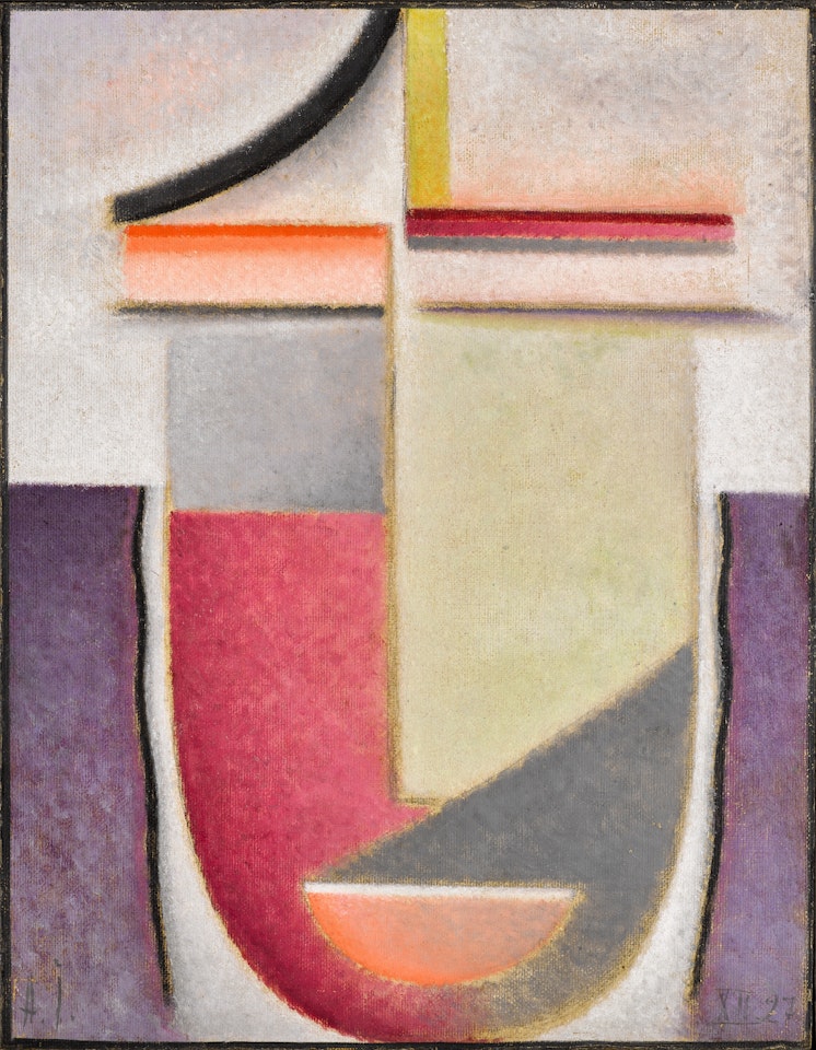 Abstrakter Kopf: Winter (Abstract head: Winter) by Alexej von Jawlensky