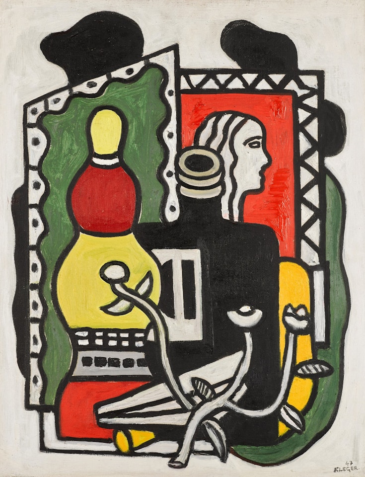 Le vase noir by Fernand Leger