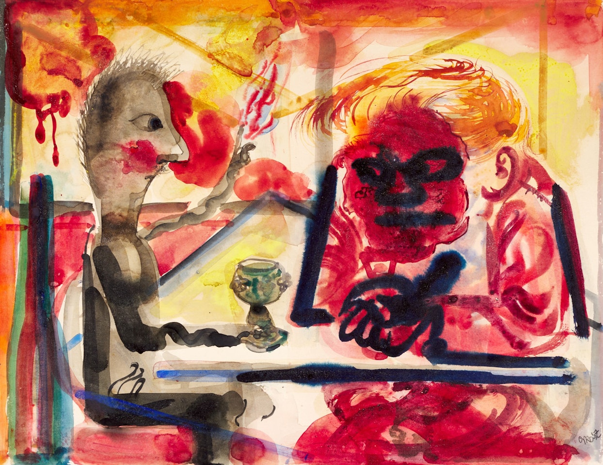 The Hemingway Story (Death in the Afternoon) by George Grosz