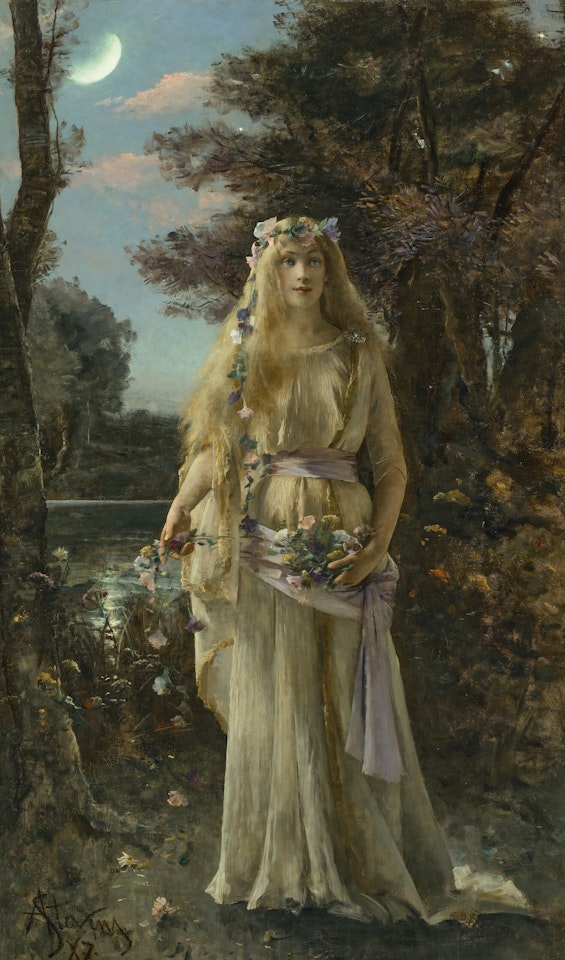 Ophélie (Ophelia) by Alfred Stevens
