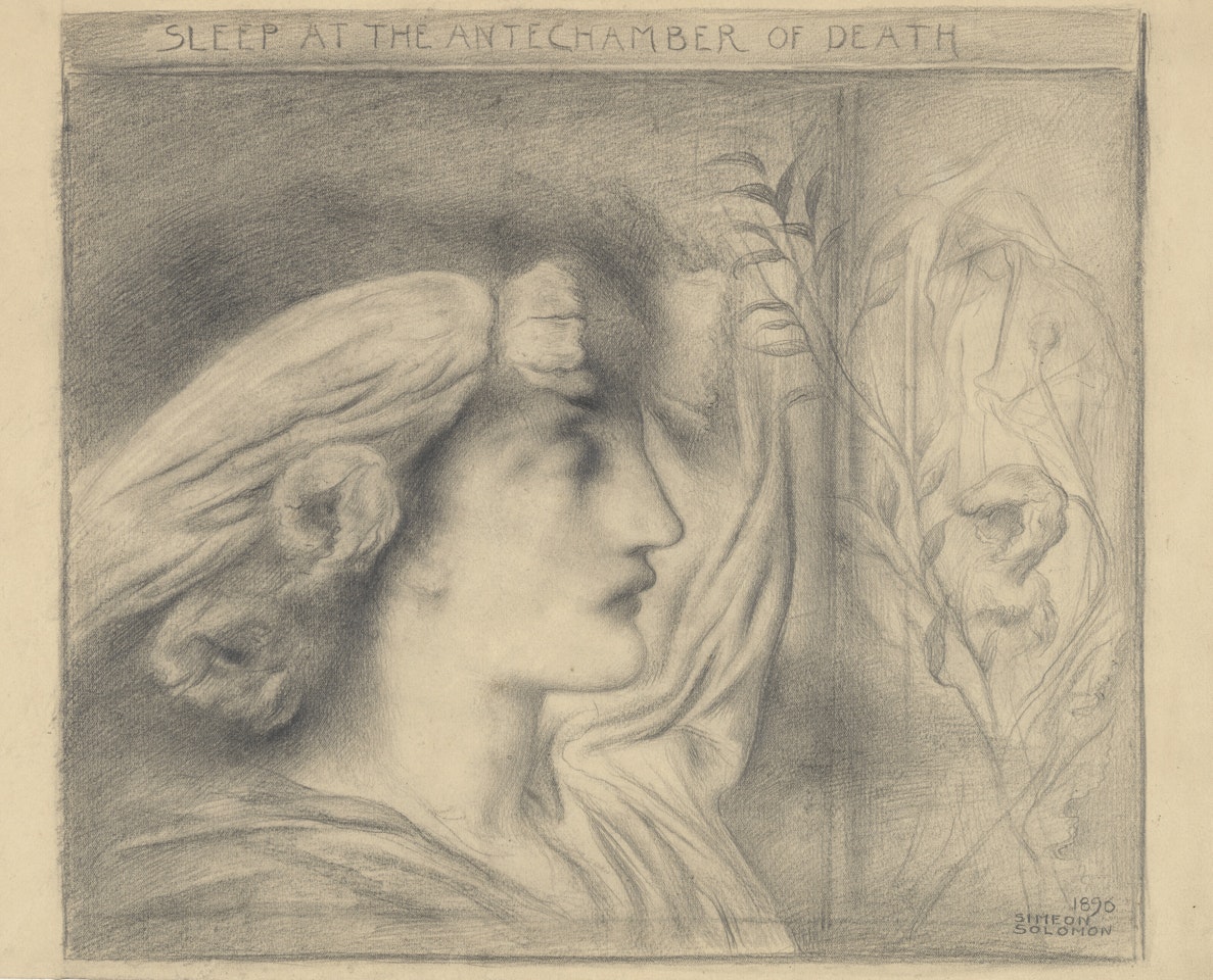 Sleep at the Antechamber of Death by Simeon Solomon