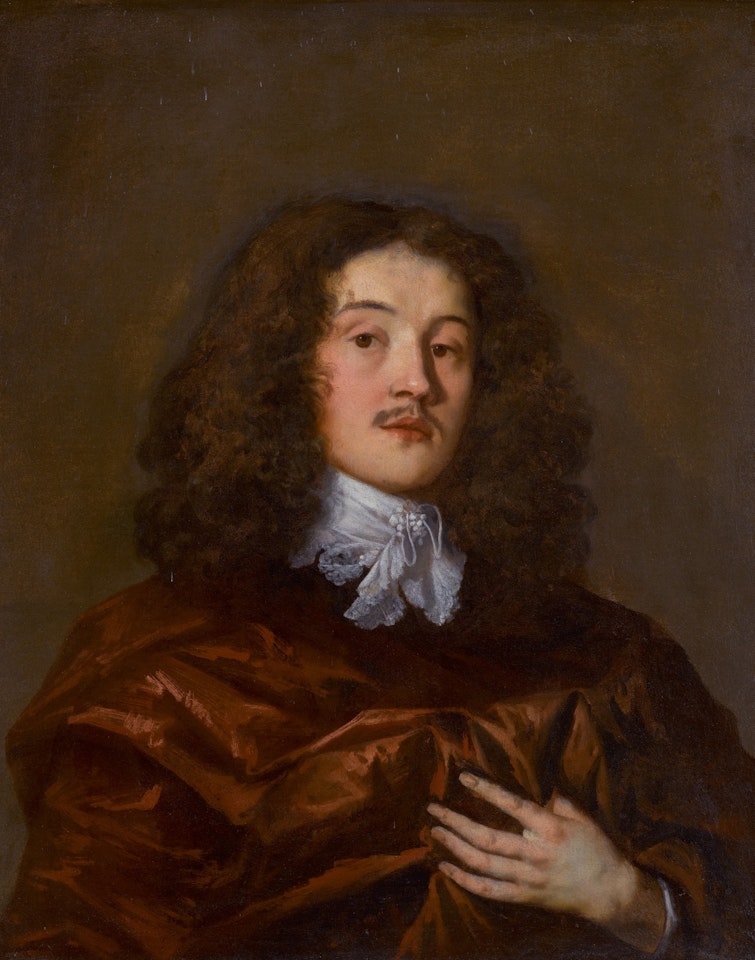 Portrait of a man, possibly a self-portrait by Sir Peter Lely