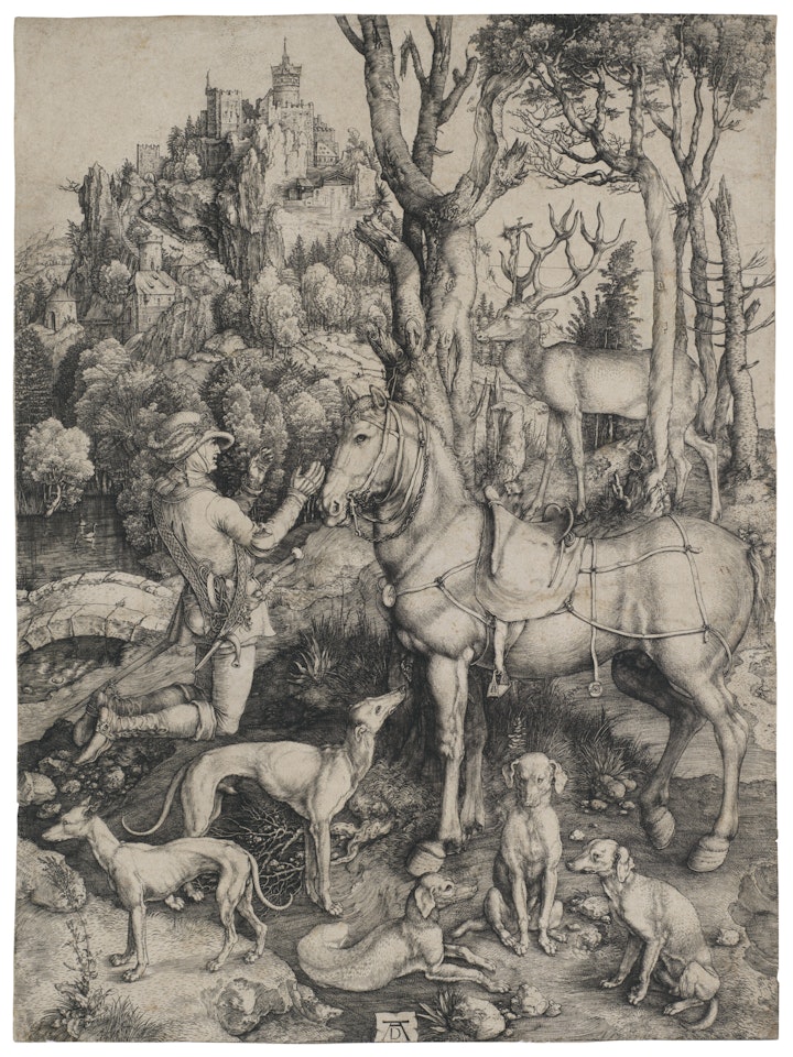 Saint Eustace by Albrecht Dürer