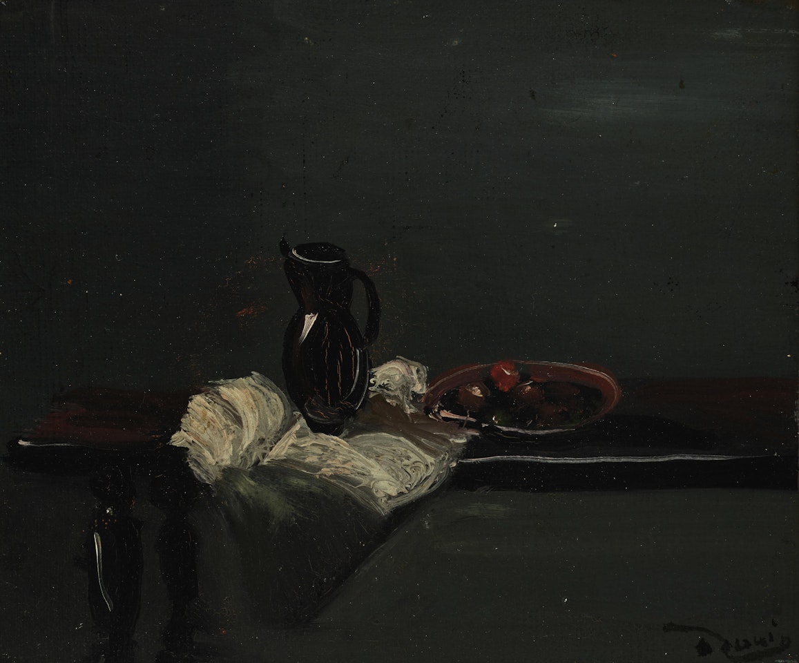 Pichet et assiette de fruits by Andre Derain