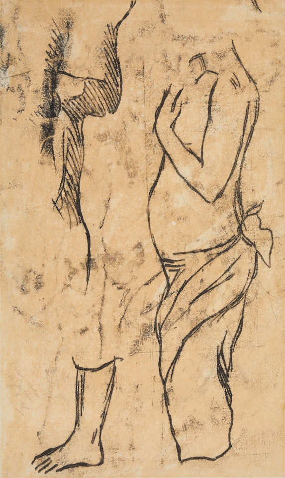 Silhouettes polynésiennes by Paul Gauguin