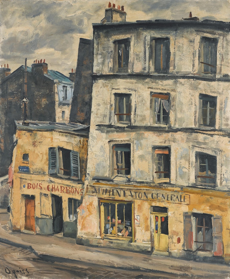 Rue Gabrielle, boutiques jaunes de Montmartre by Takanori Oguiss