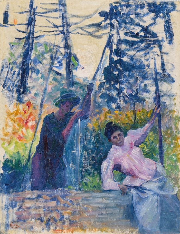 Étude pour "Jardin en Provence by Henri Edmond Cross
