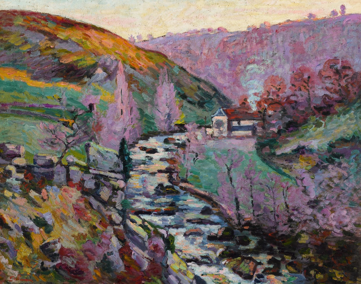 Crozant, la folie, le soir by Armand Guillaumin