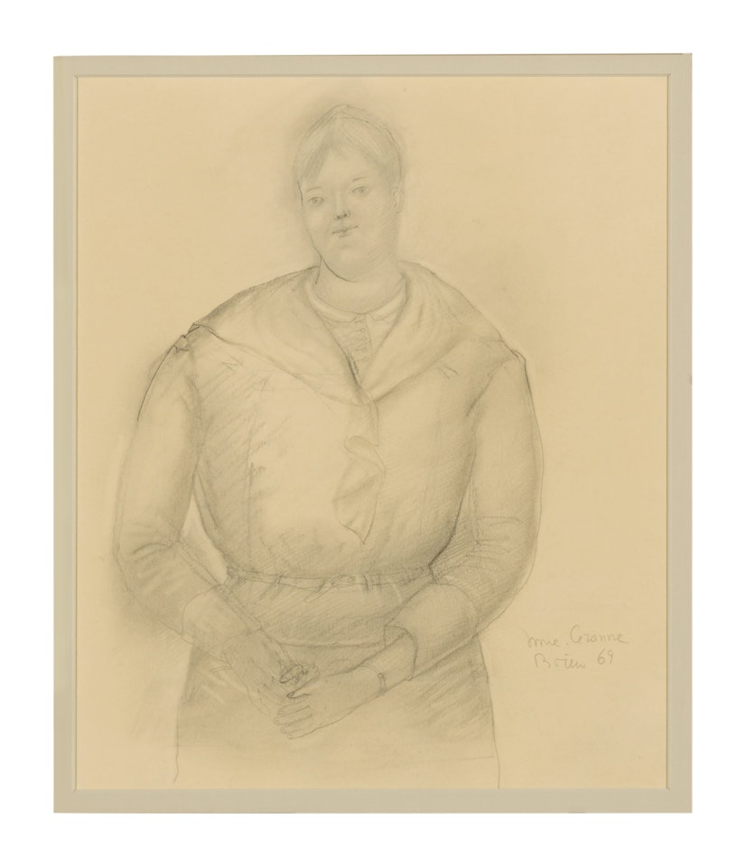 Mme. Cézanne by Fernando Botero