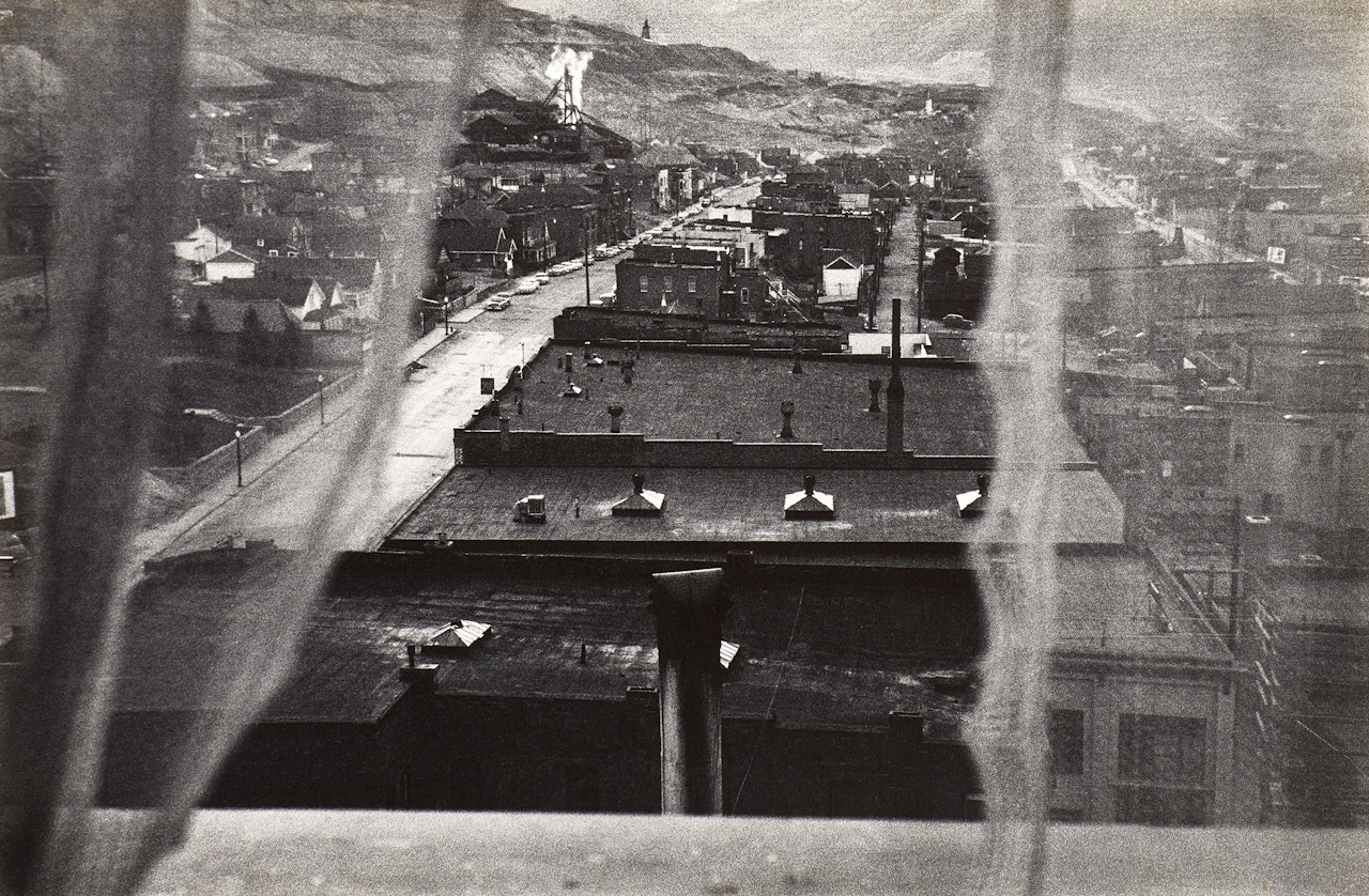 View from Hotel Window -- Butte, Montana by Robert Frank