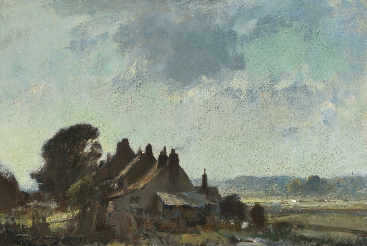 September Evening, Norfolk by Edward Seago