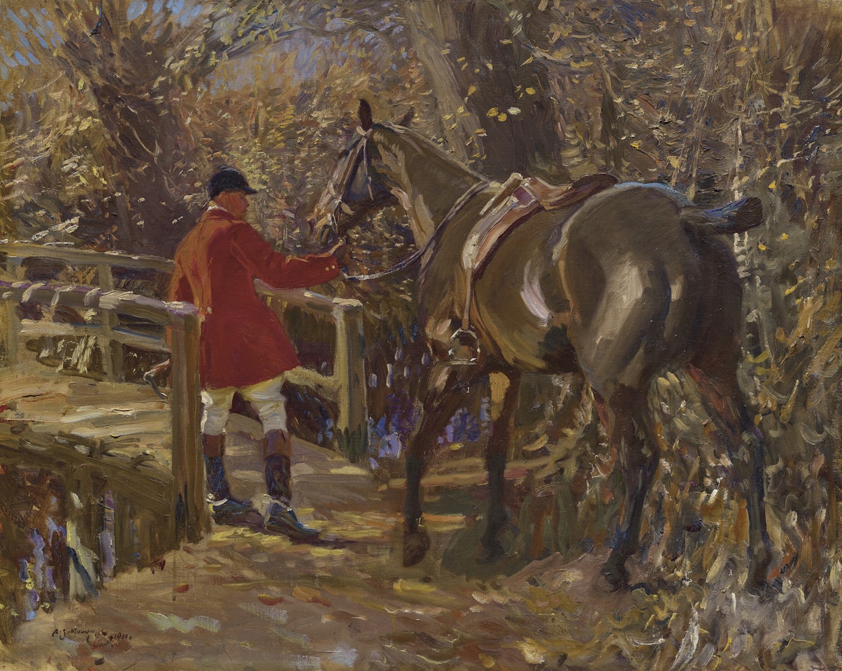 The Shortcut by Alfred James Munnings