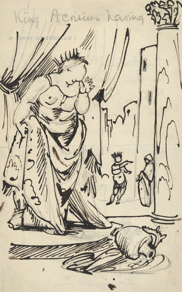 King Acrisius, The Rubens Version by Edward Coley Burne-Jones