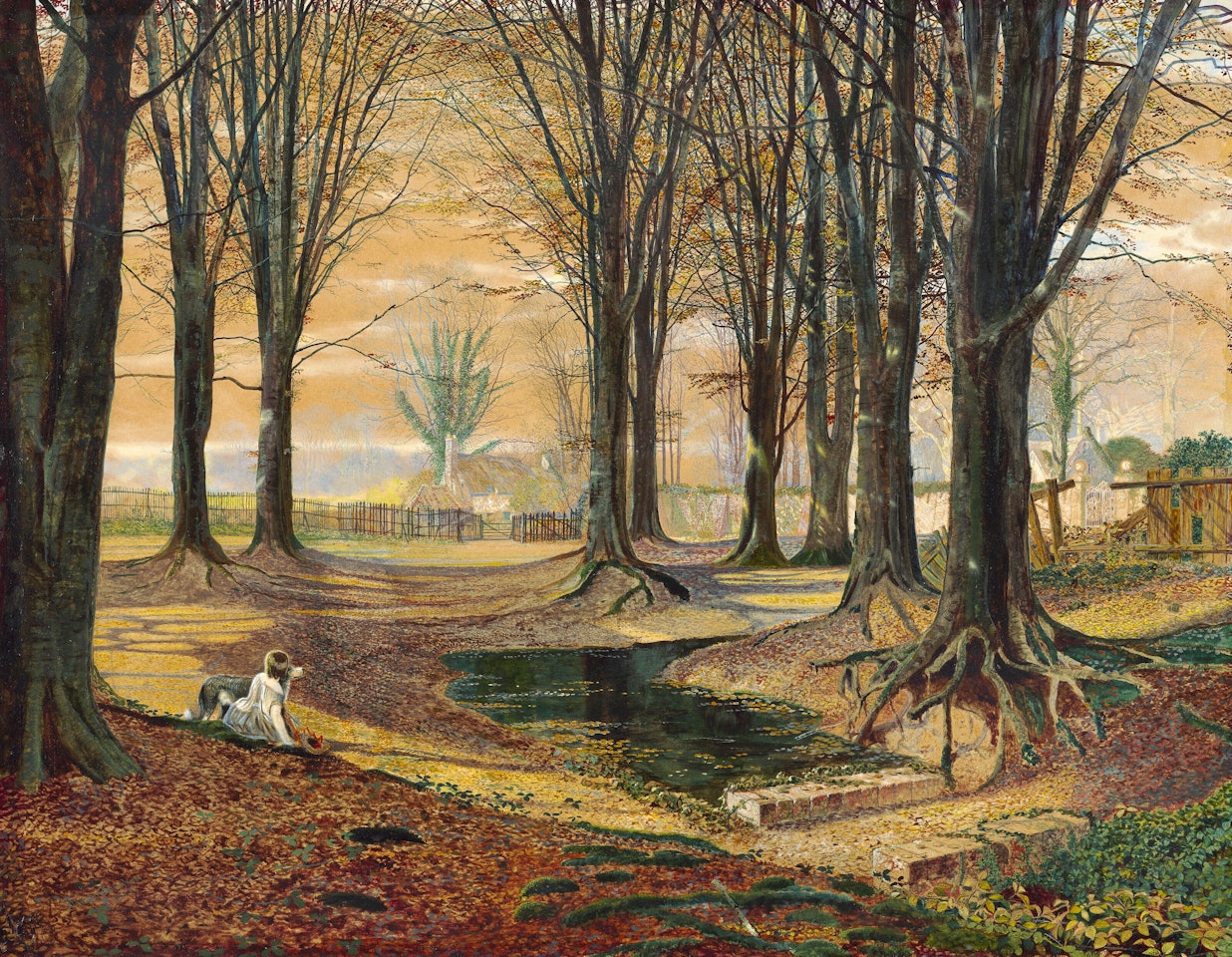 Beechwood by John Atkinson Grimshaw