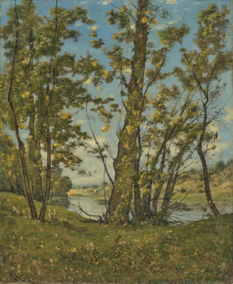 La Loire à Bonny by Henri Harpignies