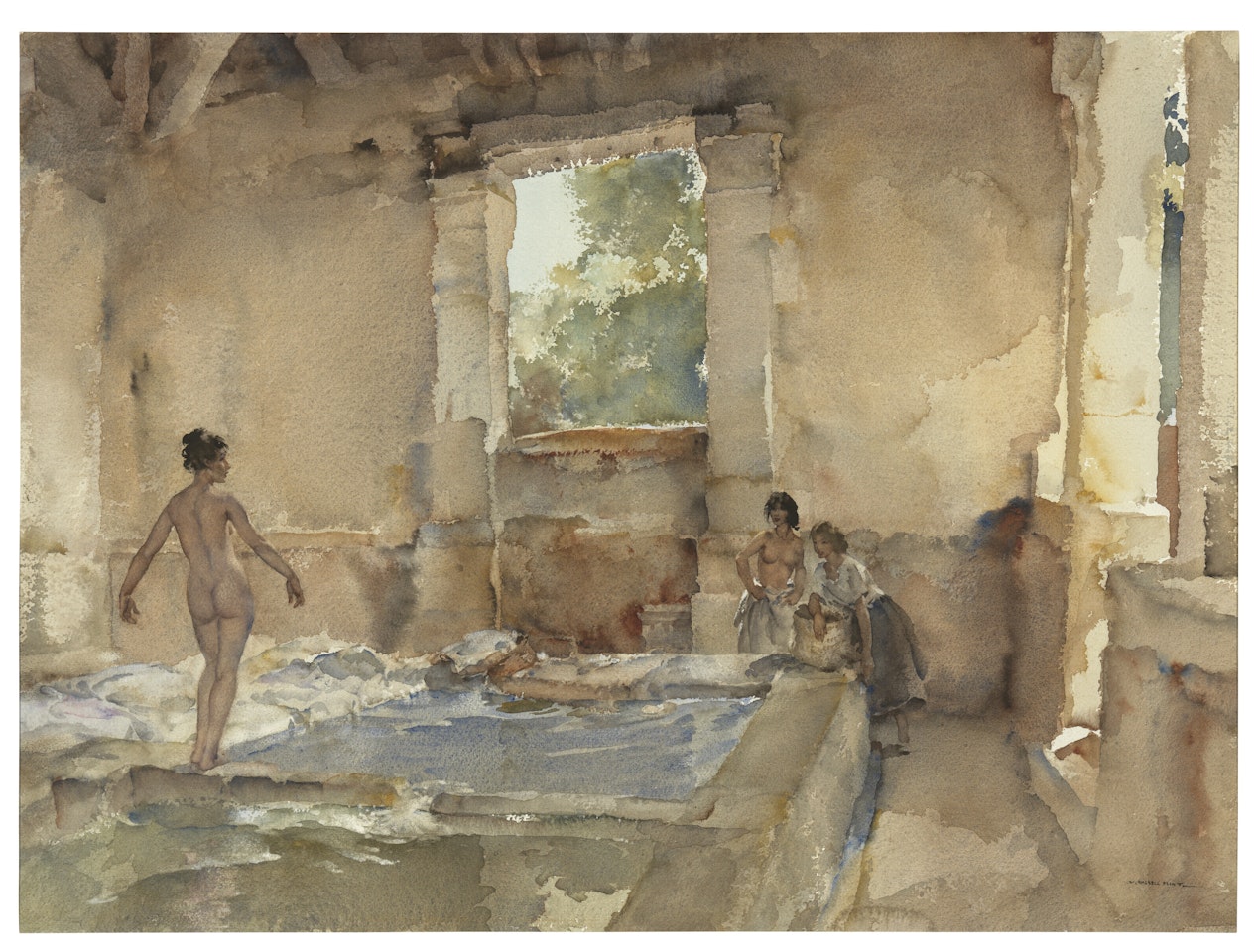 Lavoir, La Bastide by William Russell Flint