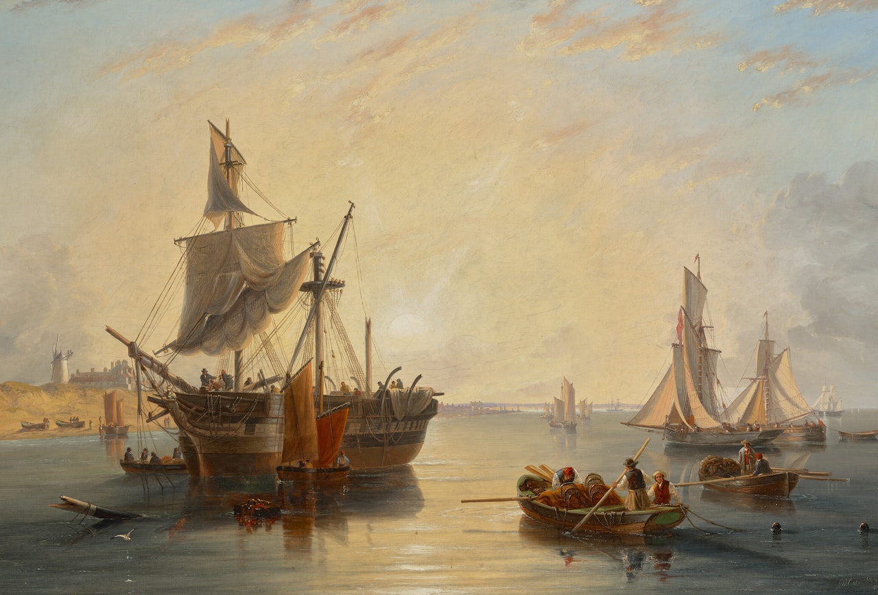 A wreck off Tantallon Castle by John Wilson Carmichael