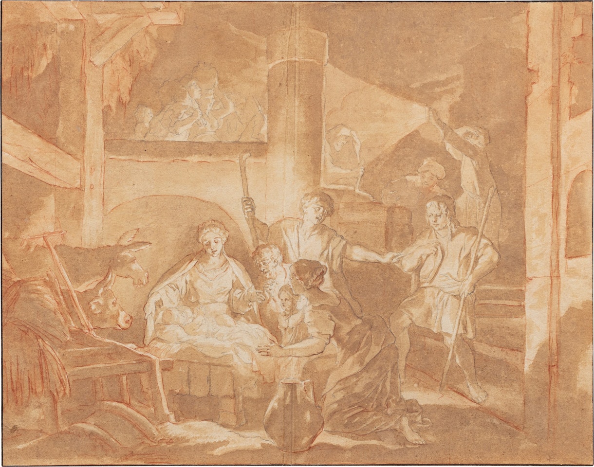 Adoration of the Shepherds by Jan de Bisschop