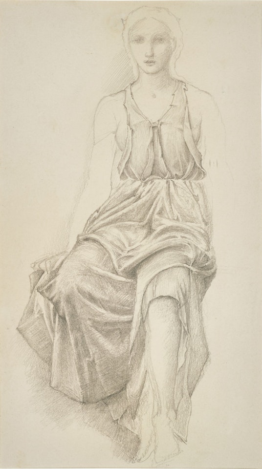 Study for King Cophetua and the Beggar Maid by Edward Coley Burne-Jones