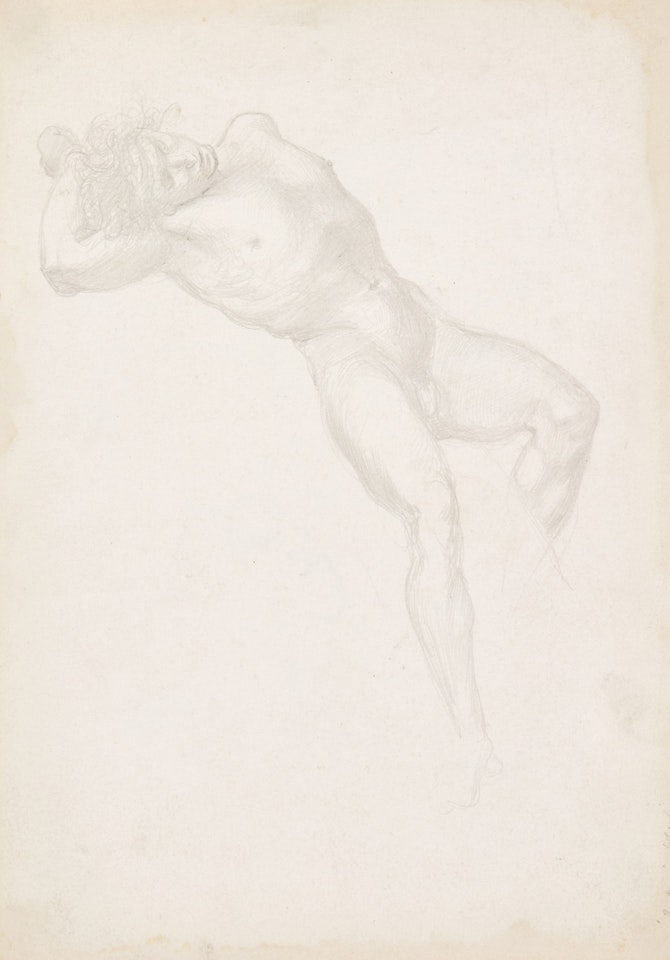 Study of a Slave for The Wheel of Fortune by Edward Coley Burne-Jones