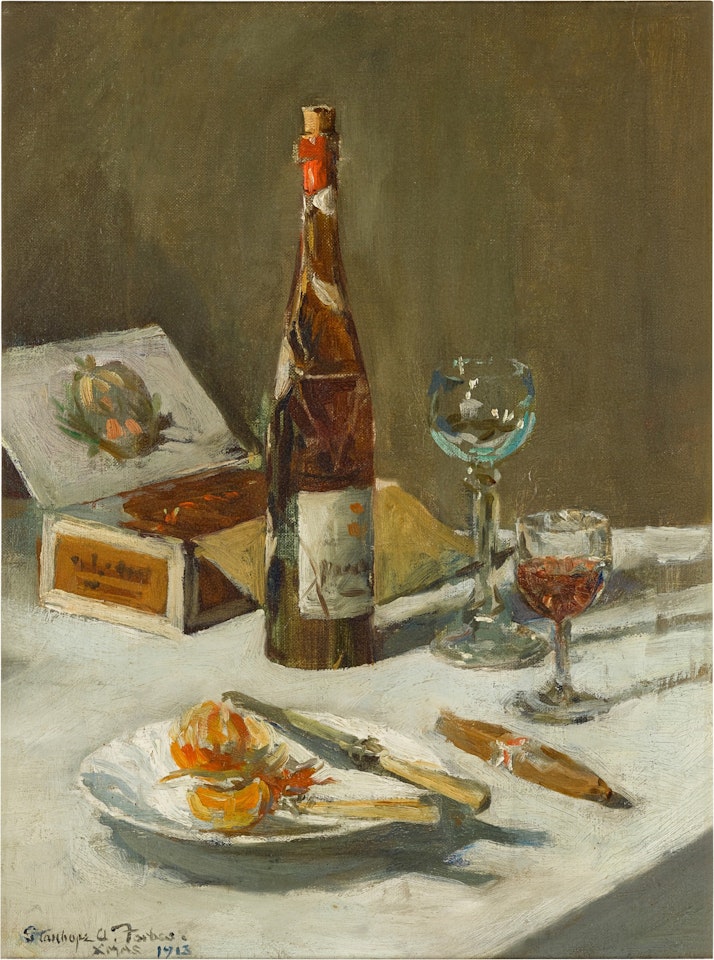 A Christmas Repast by Stanhope Alexander Forbes