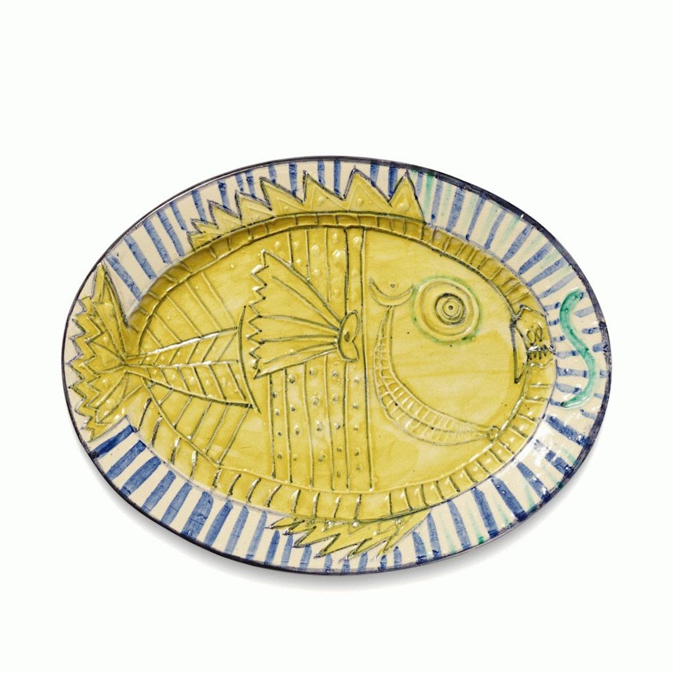 Poisson de profil (Alain Ramié 131) by Pablo Picasso