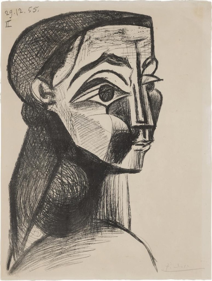 Portrait de femme II (Bloch 780; Mourlot 272) by Pablo Picasso