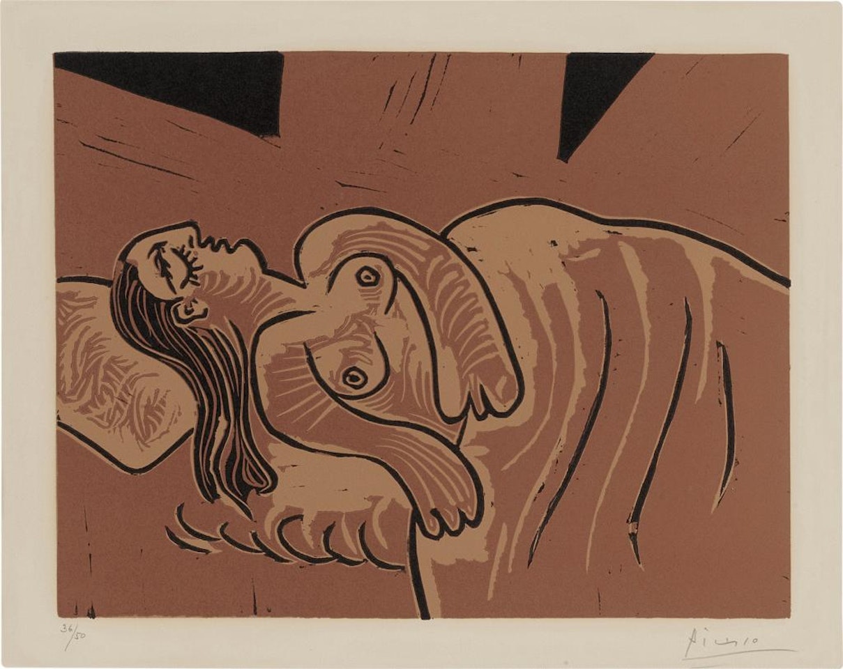 Dormeuse (Bloch 1083; Baer 1319) by Pablo Picasso