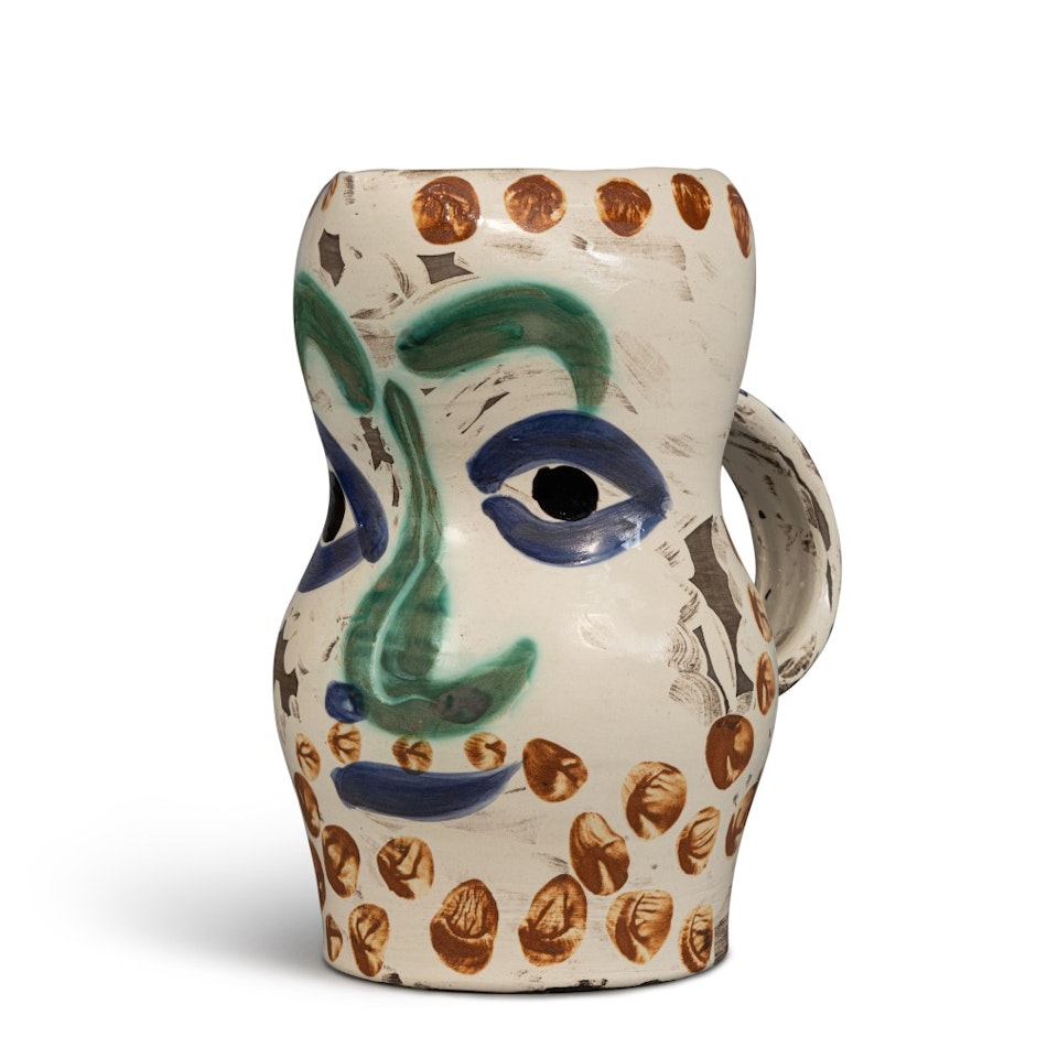 Visage aux Points (Alain Ramié 610) by Pablo Picasso