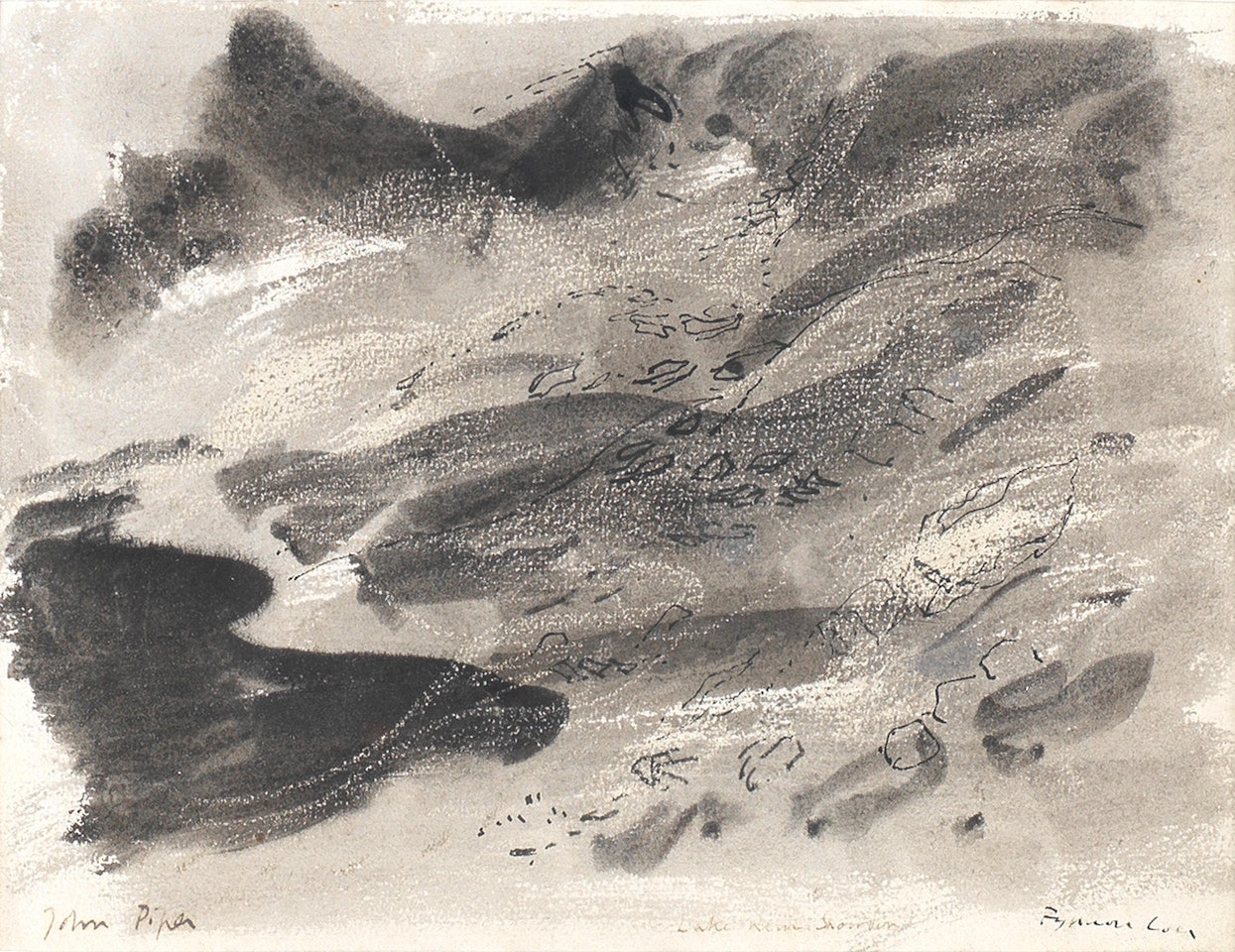 Lake Near Snowdon by John Piper