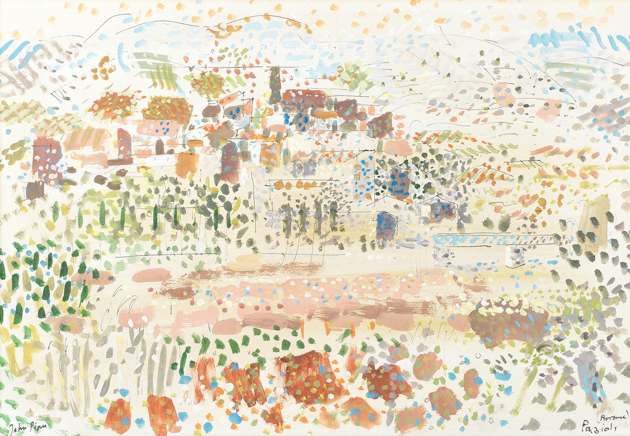 Paziols, Provence by John Piper