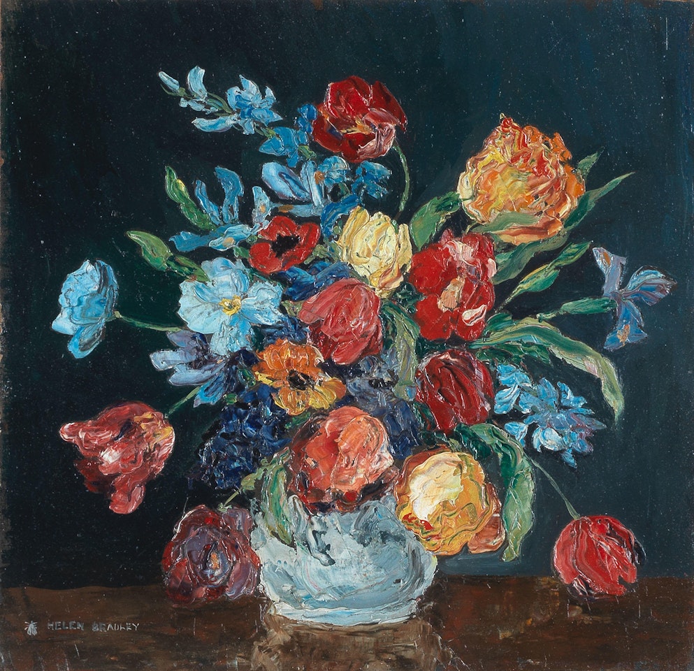 Still Life of Flowers by Helen Bradley