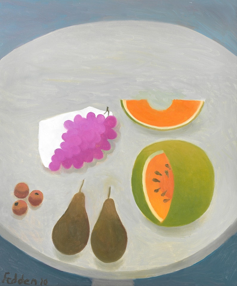 Still Life with Melon and Pears by Mary Fedden