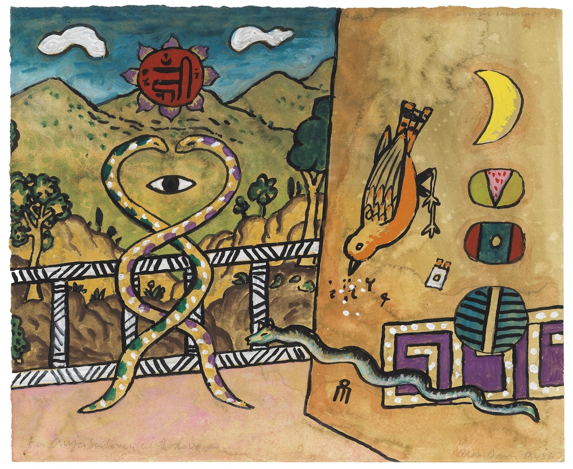 Mystical Landscape No.1 by Alan Davie