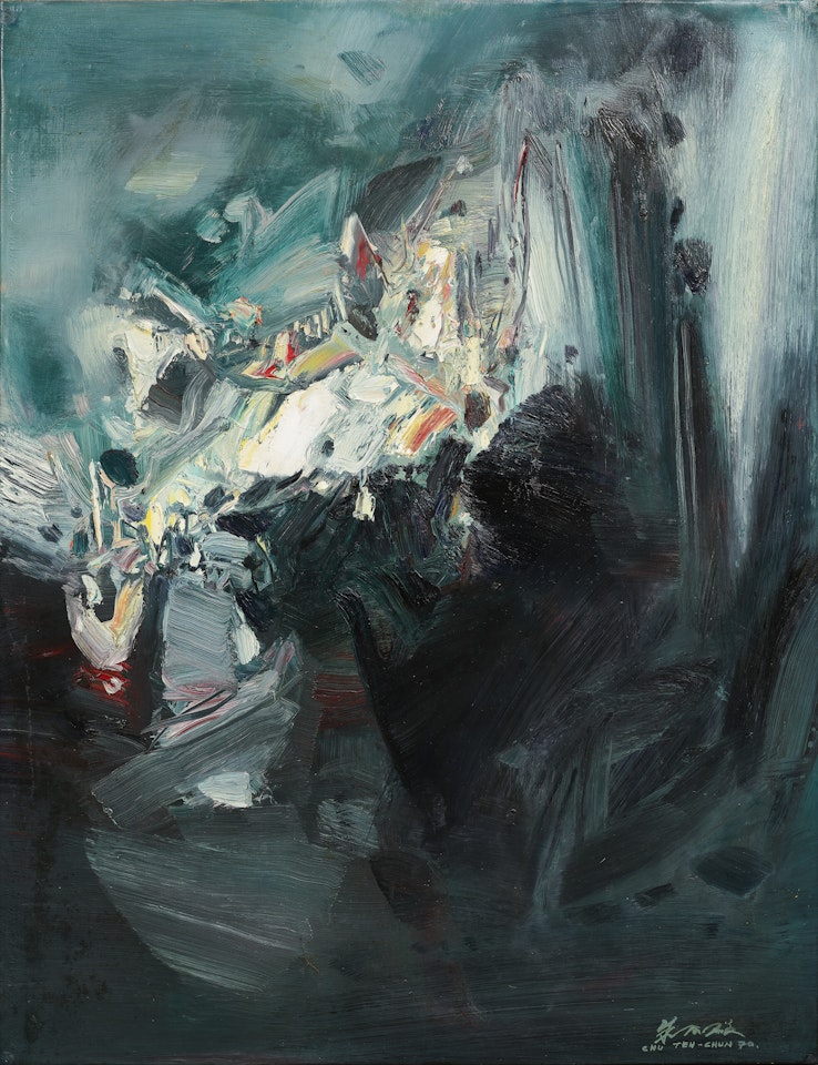 Untitled No. 350 by Chu Teh-Chun