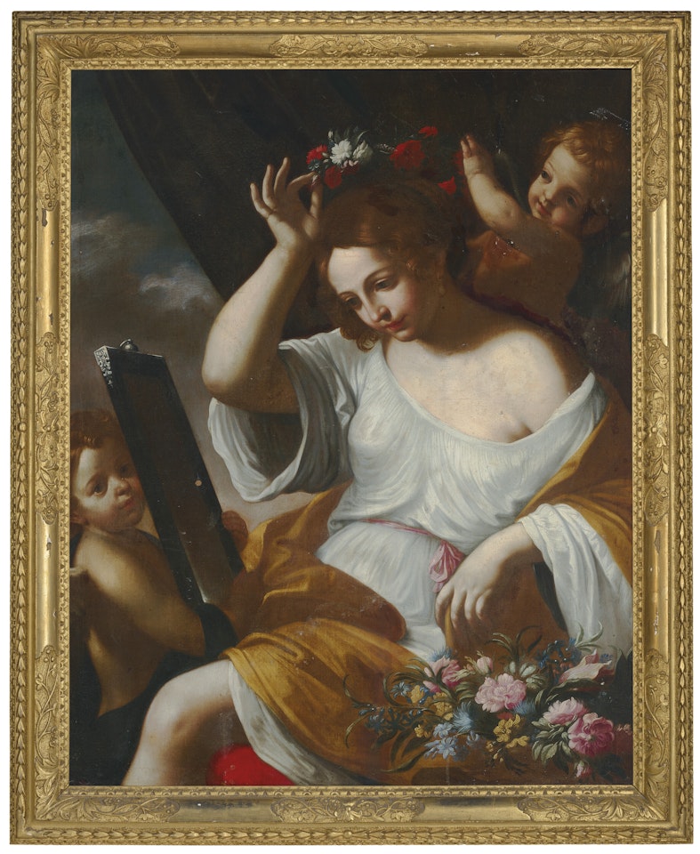 Venus at her toilet by Pier Francesco Cittadini