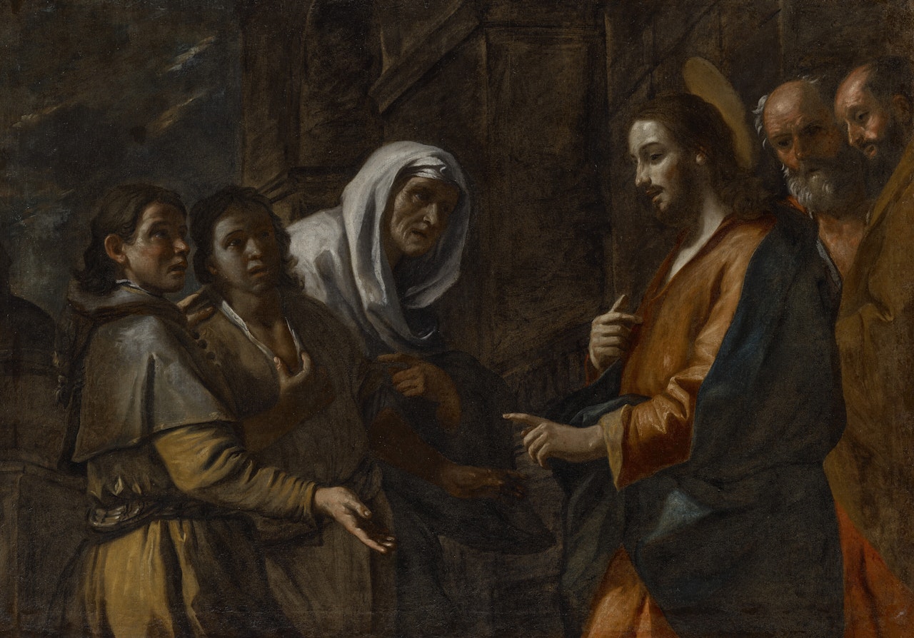 Suffer Little Children to Come unto Me by Mattia Preti