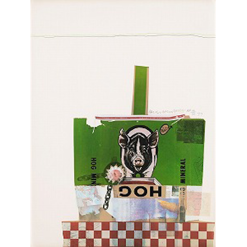 Hog Chow, from Chow Bag series by Robert Rauschenberg