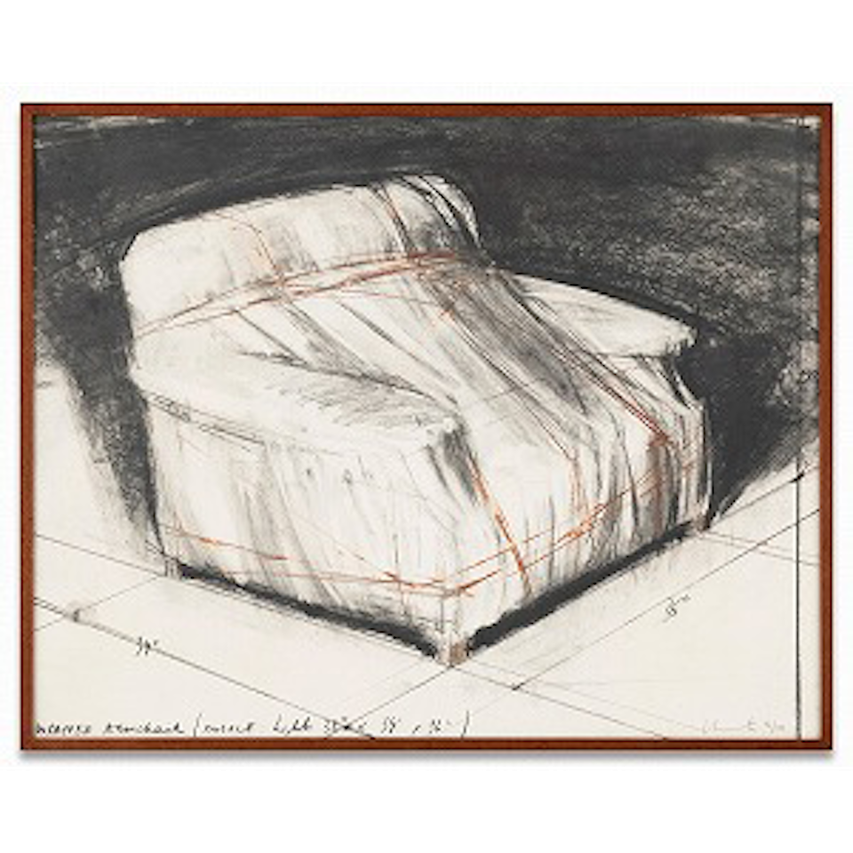 Wrapped Armchair, Project (Schellmann 88) by Christo