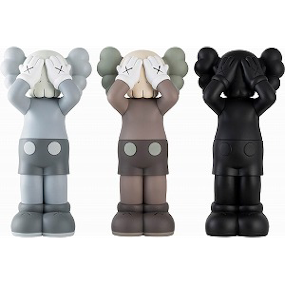 KAWS: HOLIDAY UK - Figure (Gray, Brown, Black) by Kaws