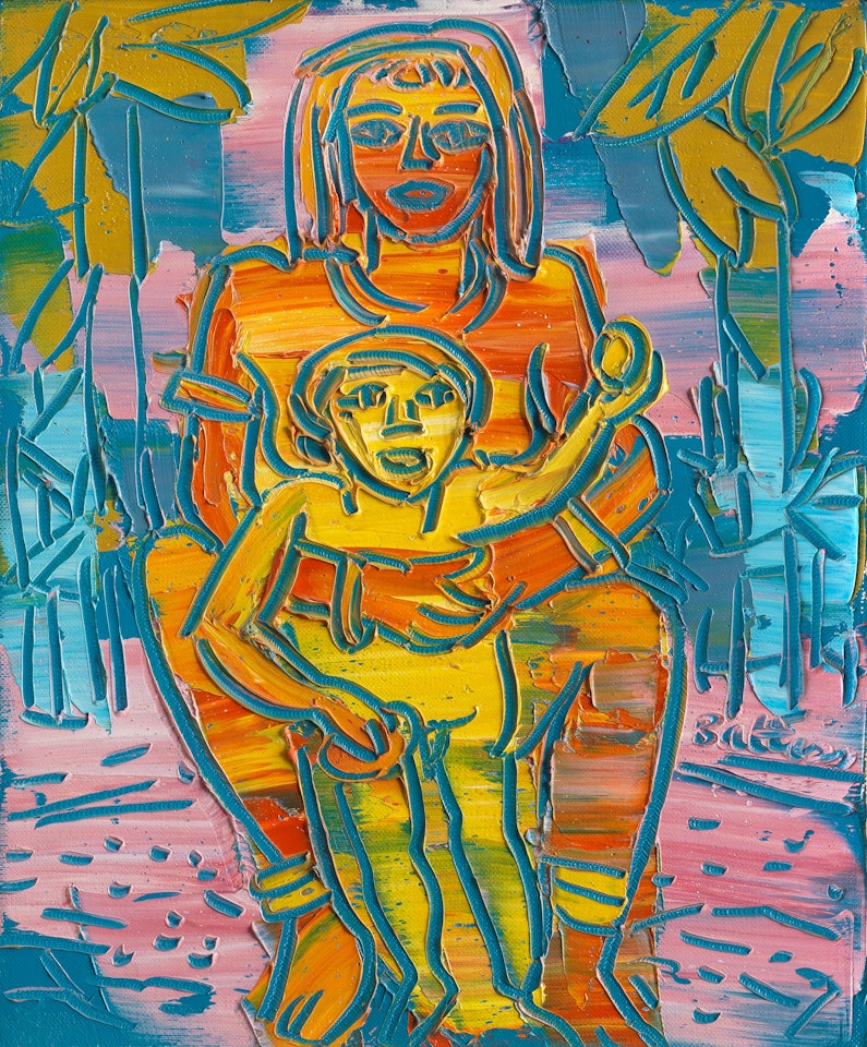 Multiple Mother and Child   by Walter Battiss