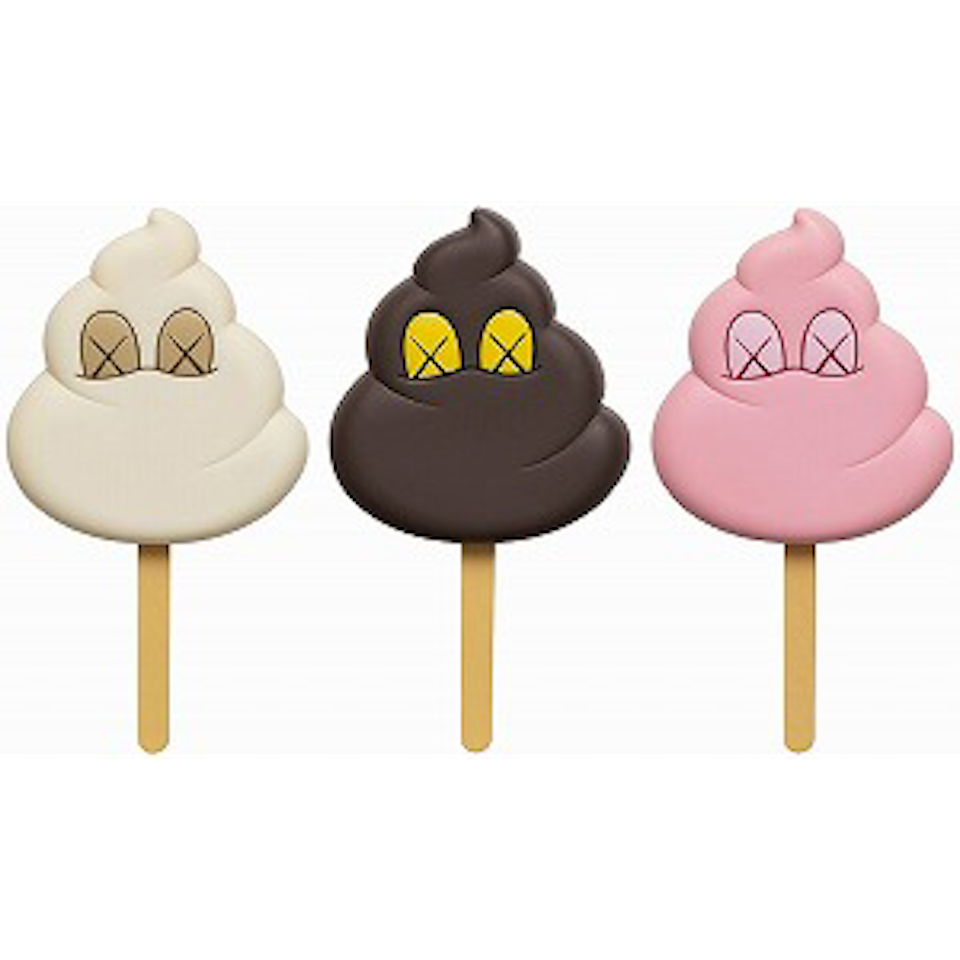 WARM REGARDS BAR (White, Black, Pink) by Kaws