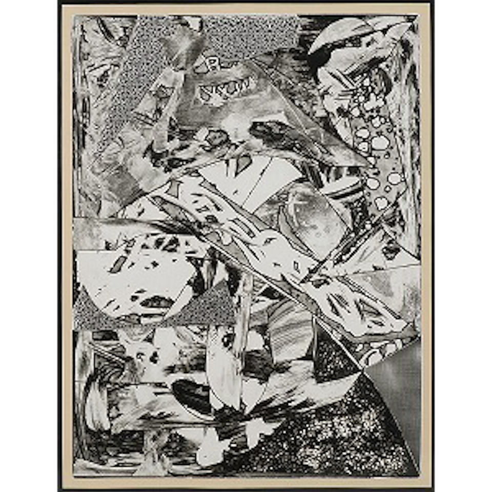 Swan Engraving Framed Ⅰ (Axsom 167) by Frank Stella