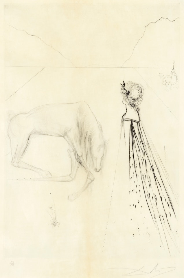 Alexander Looked at Him by Salvador Dali