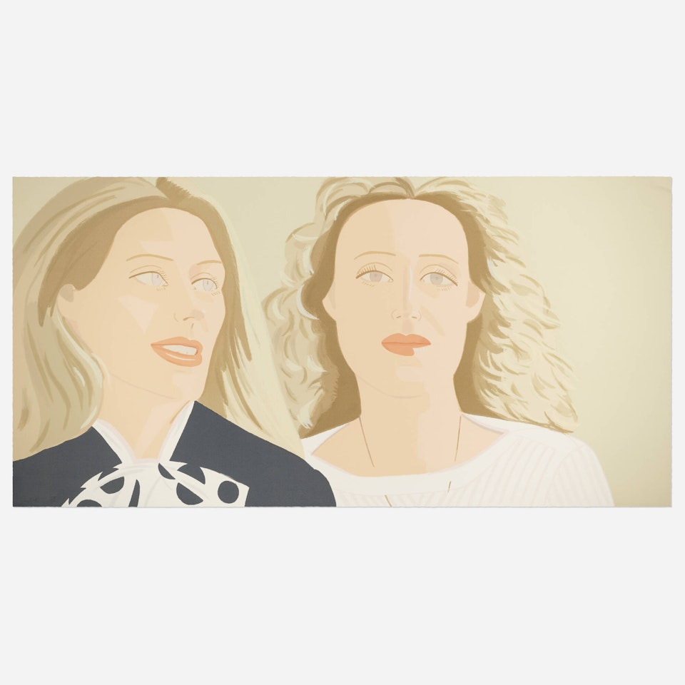 Julia and Alexandra by Alex Katz