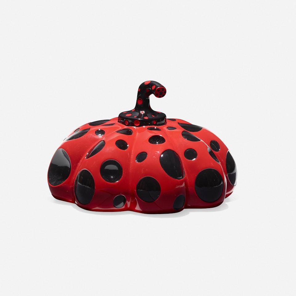 Naoshima pumpkin by Yayoi Kusama