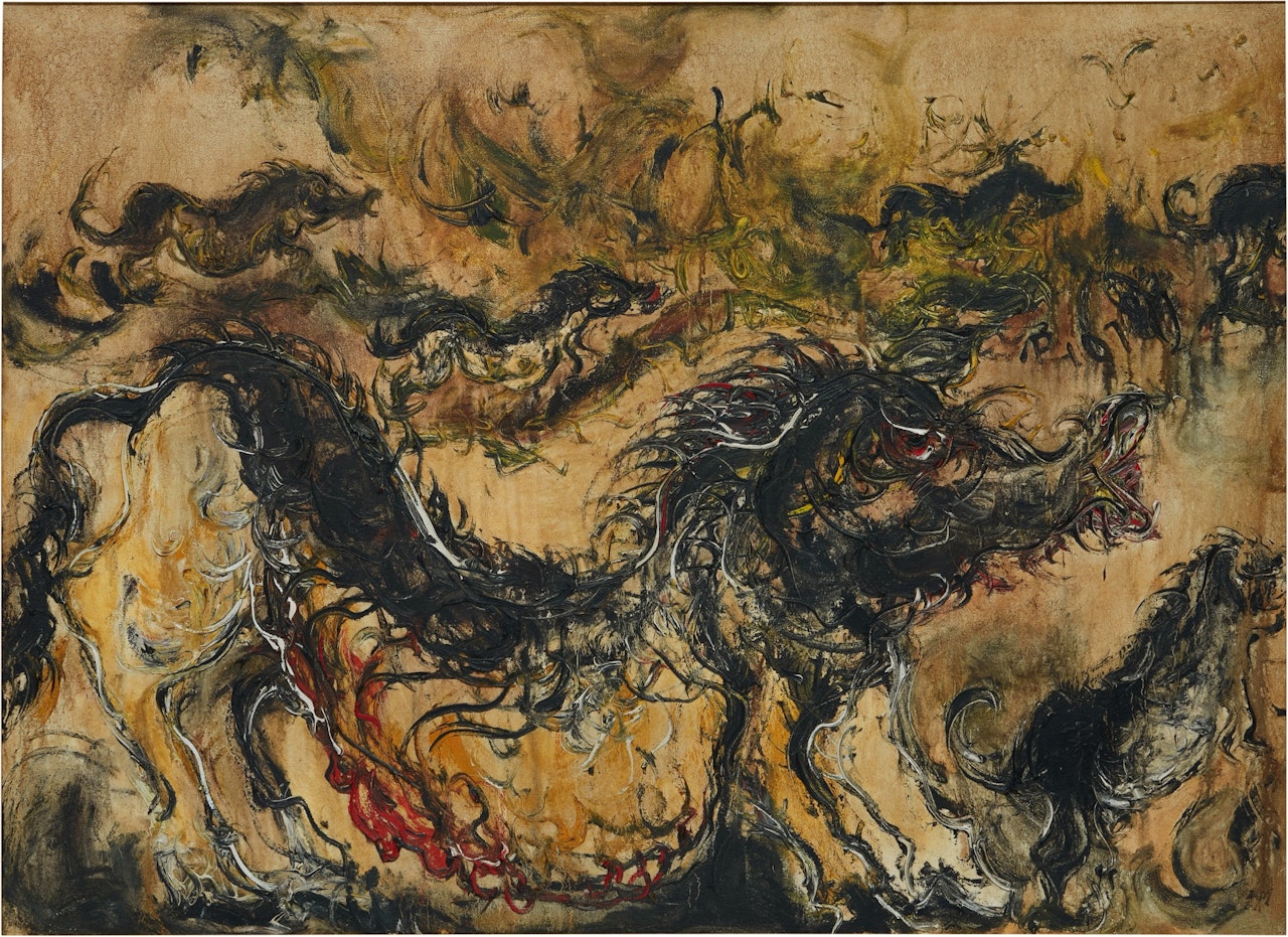Boars by Affandi